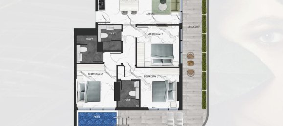 2 bedrooms Apartment in IVY GARDENS RESIDENCE, Dubai Land, UAE No. 60507 9