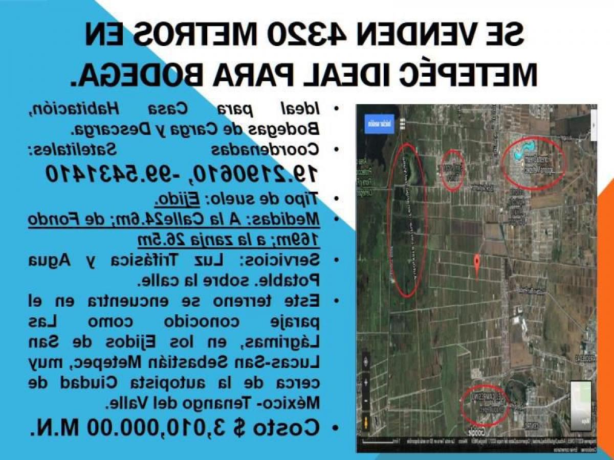Terreno em Mexico N.º 206912