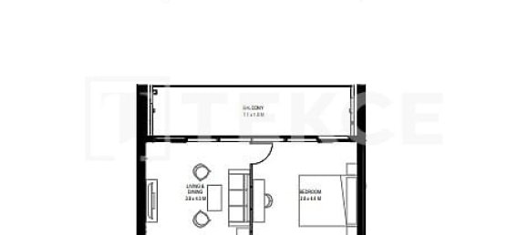 1 غرف نوم شقة في Aljada, UAE رقم 40453 11