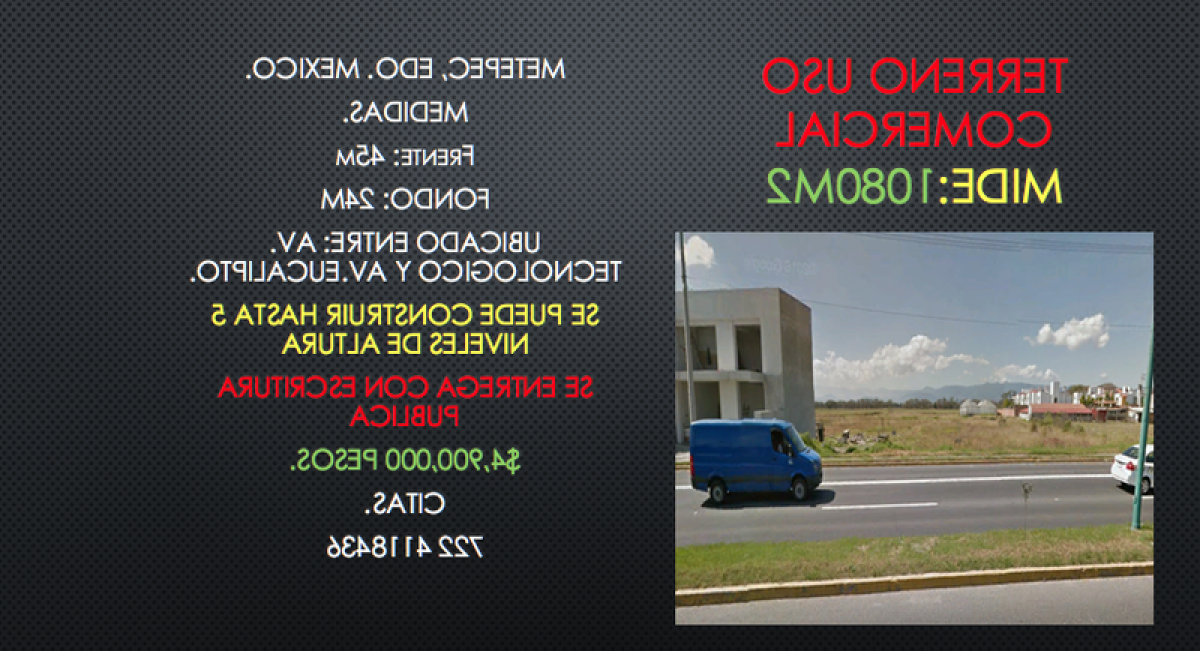 Terreno en Mexico No. 206665