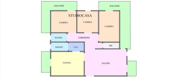 5 rooms Apartment in Caserta, Italy No. 273690 15