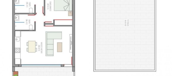 2 Schlafzimmer Villa in Pilar de la Horadada, Spain, Nr. 6814 19