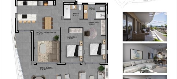 3 Schlafzimmer Wohnung in Alicante, Spain, Nr. 178404 17