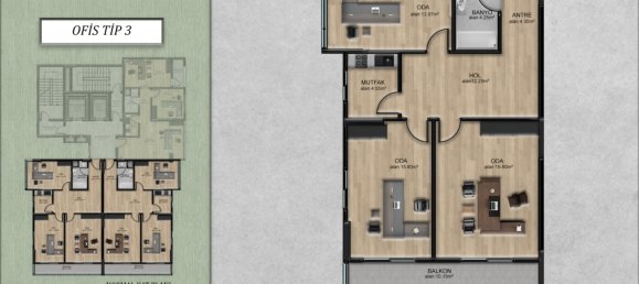 Apartment 3+1 in Mersin, Turkey No. 23598 2