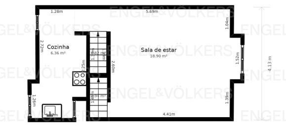 2 غرف نوم منزل ذو طابقين في Lisbon, Portugal رقم 95967 30