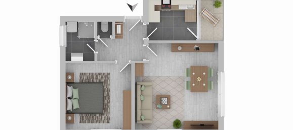 2غرفة شقة في Stuttgart, Germany رقم 266748 8