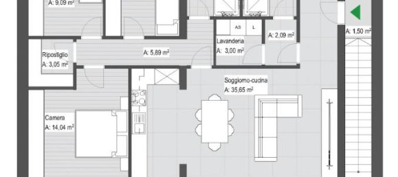 Дом с 4 комнатами в Портогруаро, Италия № 165230 7