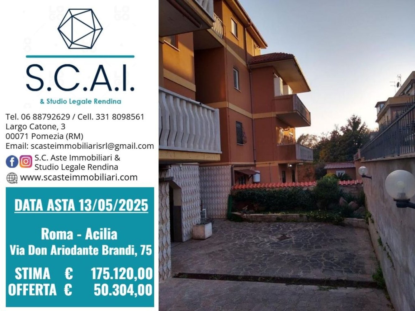 3 rooms Apartment in Rome, Italy No. 199645