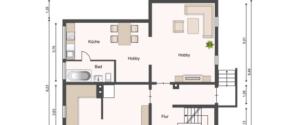 Casa de 6 divisões em Marburg-Biedenkopf, Germany N.º 277503 16