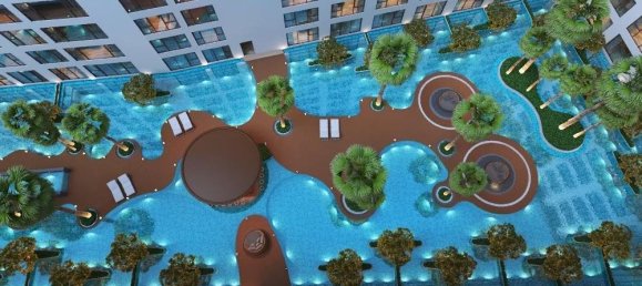 Квартира с 2 комнатами в Паттайя, Таиланд № 74898 13