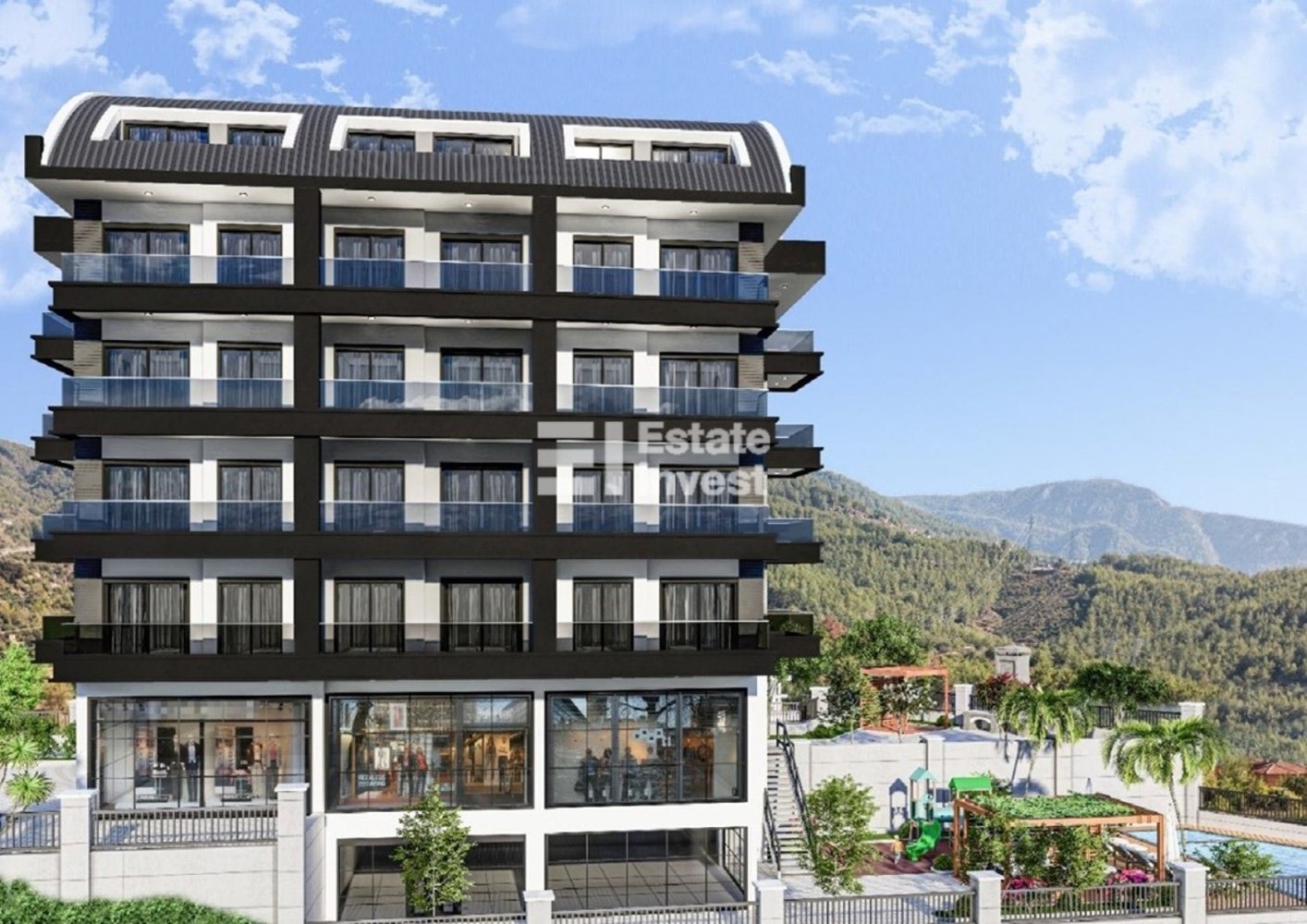 Apartamento 1+1 em Alanya, Turkey N.º 32131