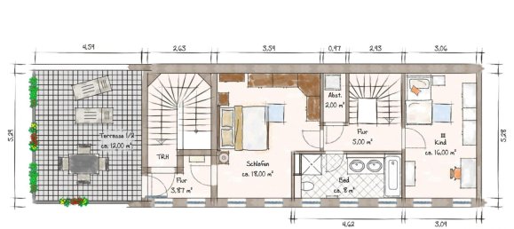 2 Schlafzimmer Doppelhaus in Leipzig, Germany, Nr. 307190 15