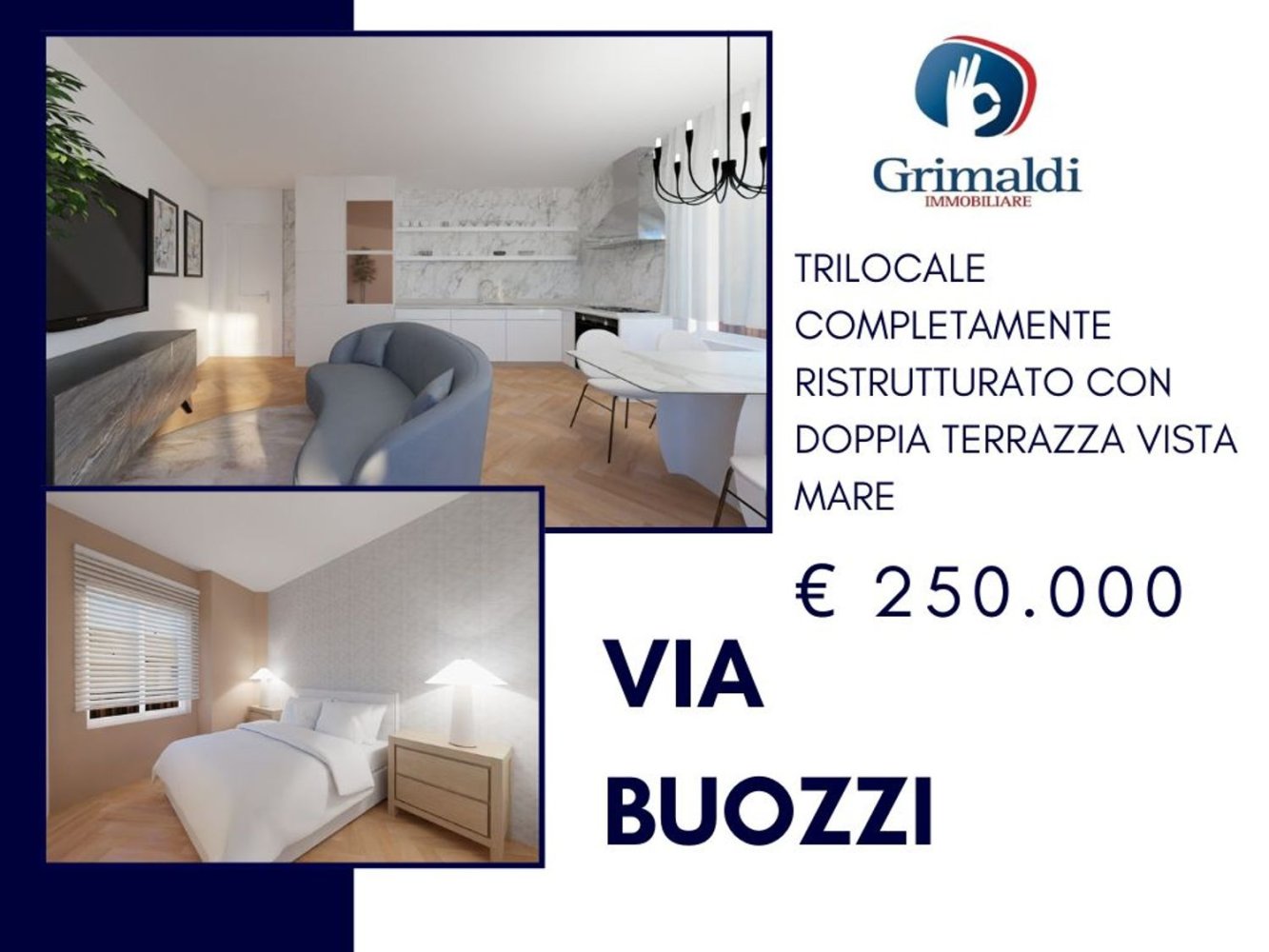 3 rooms Apartment in Follonica, Italy No. 48001