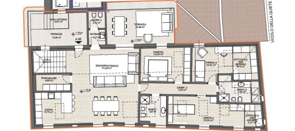 Ático de 4 dormitorios en Brescia, Italy No. 365373 2
