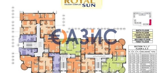 1 bedroom Apartment in Sveti Vlas, Bulgaria No. 347 51