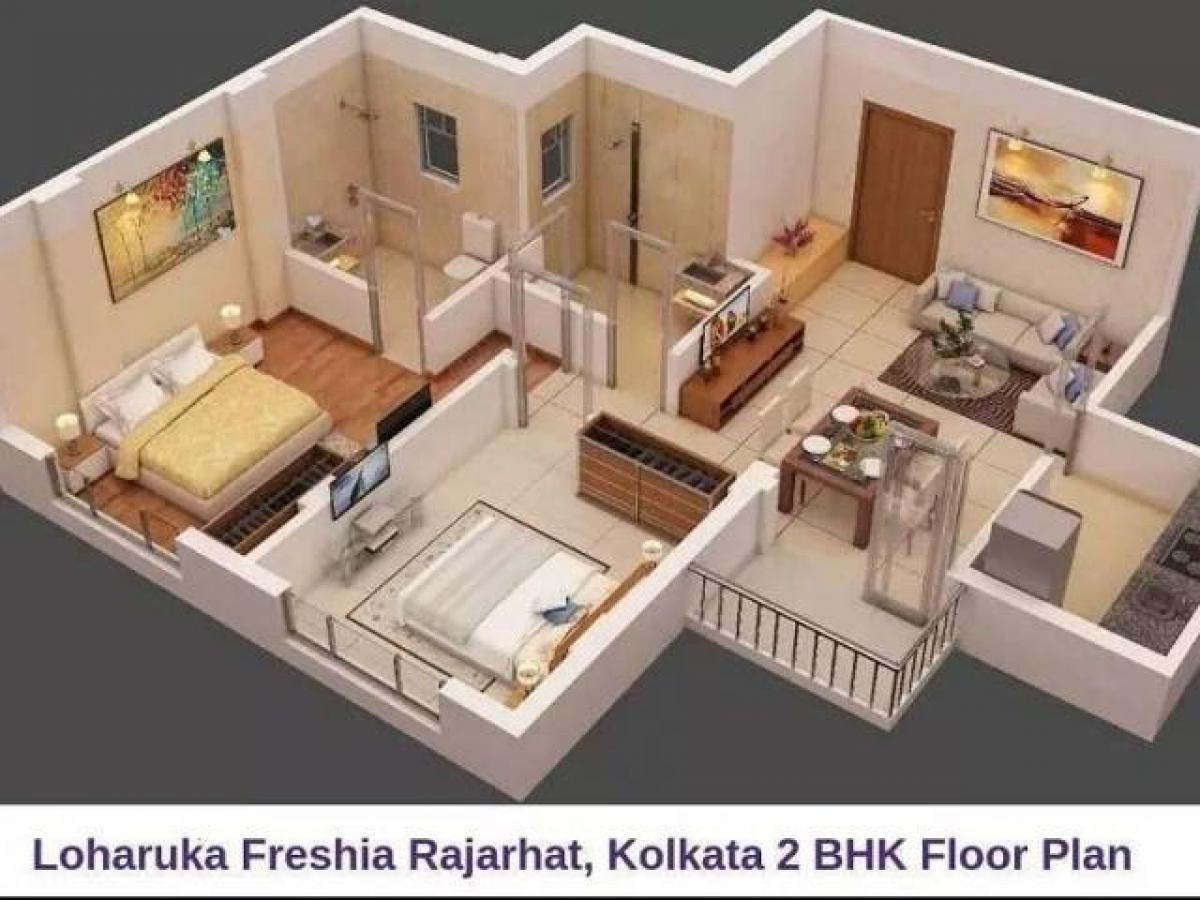2 bedrooms House in Kolkata, India No. 44556