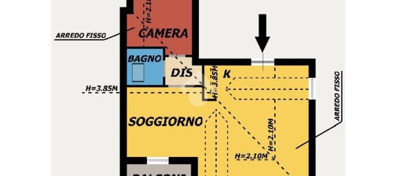 Apartamento T2 em Cusago, Italy N.º 339039 18