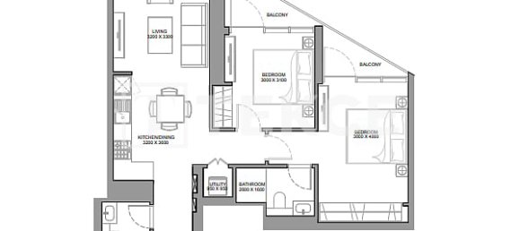 Apartamento de 1 dormitorio en Dubai, UAE No. 53493 4