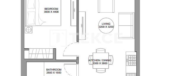 Apartamento de 1 dormitorio en Dubai, UAE No. 53493 5
