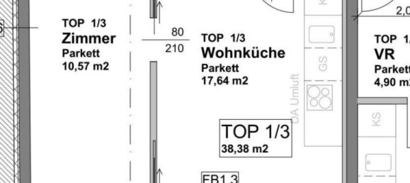 Квартира с 2 комнатами в Вена, Австрия № 221647 5