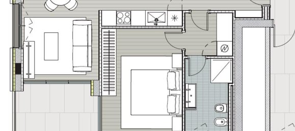 2-salle Appartement à Rho, Italy No. 224464 2