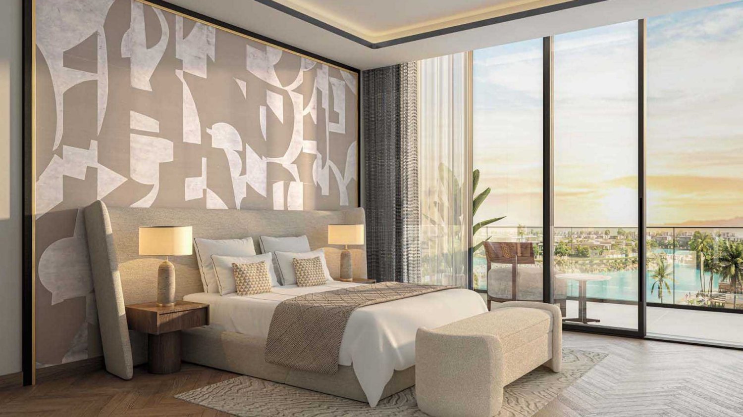 Квартира с 2 спальнями в AZIZI VENICE, Dubai South (Dubai World Central), ОАЭ № 61497