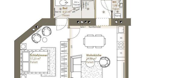 Apartamento de 2 divisões em Ottakring, Austria N.º 240520 11