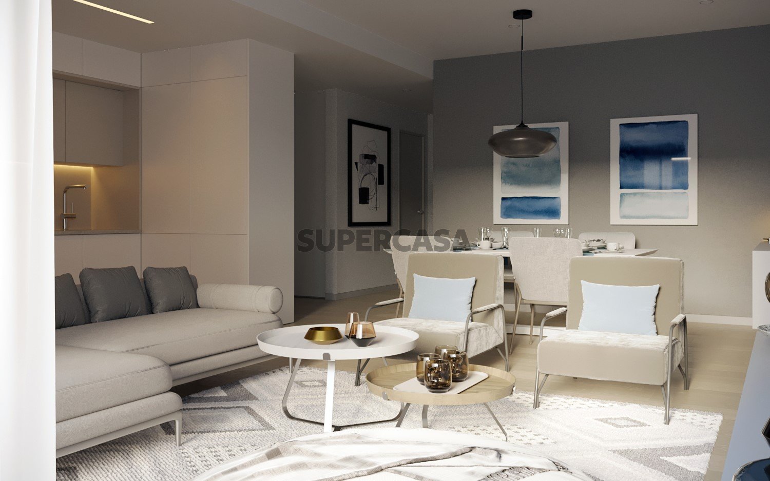 Квартира с 3 спальнями в Авейру, Португалия № 152974