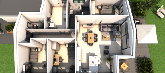 Бунгало с 4 комнатами в Херфорд, Германия № 359043 4