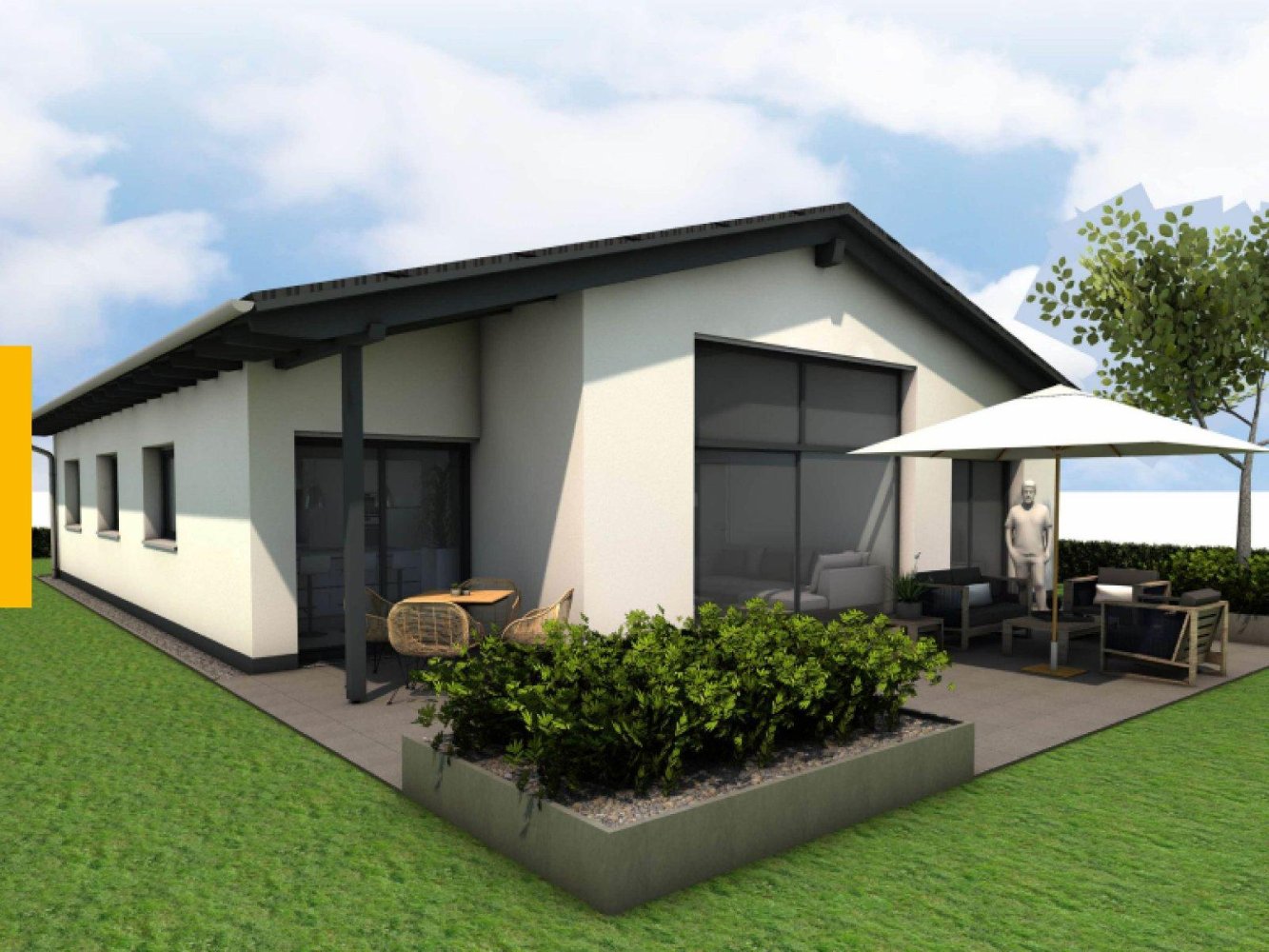 Бунгало с 4 комнатами в Херфорд, Германия № 359043