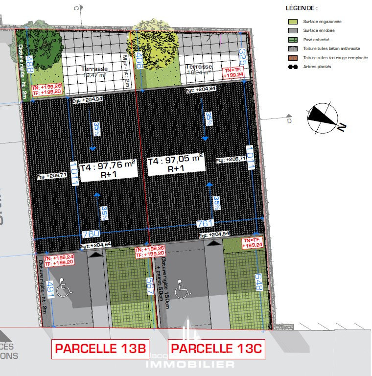 Terrain à Augny, France No. 244156
