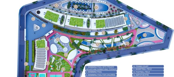 Wohnung 1+1 in Alanya, Turkey, Nr. 14953 7