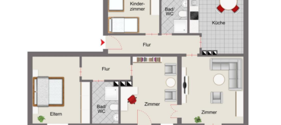 3 bedrooms Apartment in Augsburg, Germany No. 242351 3