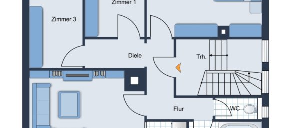 Квартира с 4 комнатами в Хайльбронн, Германия № 297731 13