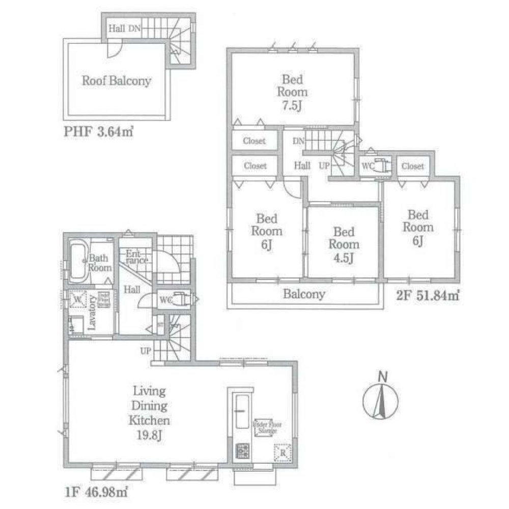 Дом с 4 спальнями в Сайтама, Япония № 6509