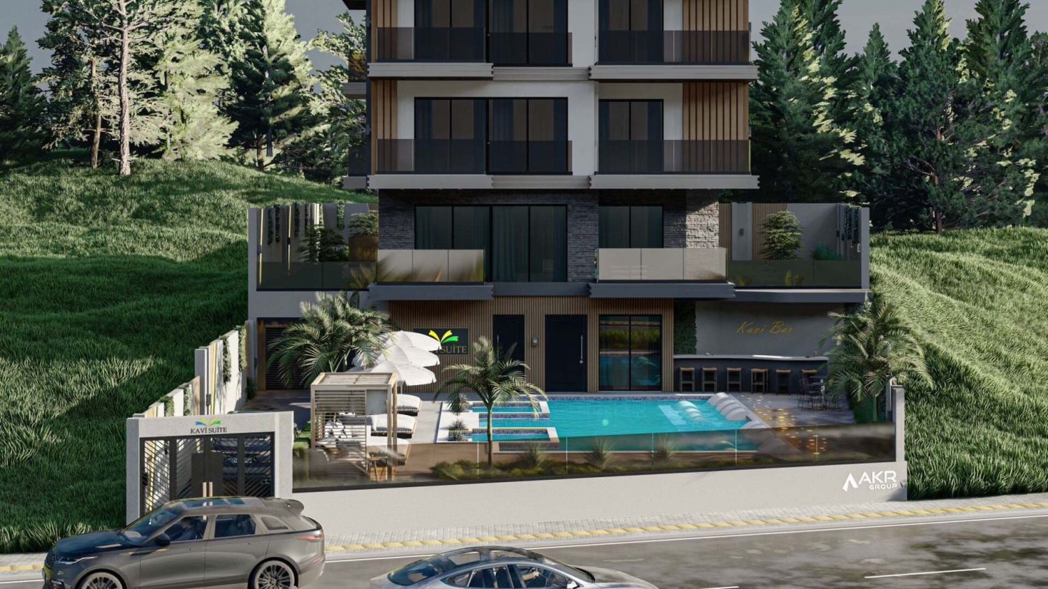 Wohnung 2+1 in Kavi Suite, Kargicak, Turkey, Nr. 38701