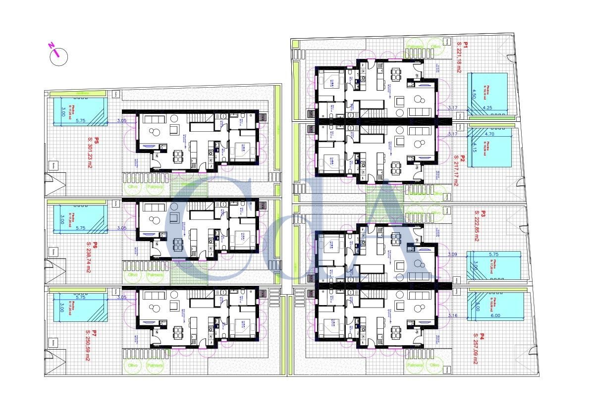 Villa de 3 dormitorios en Daya Nueva, Spain No. 6275