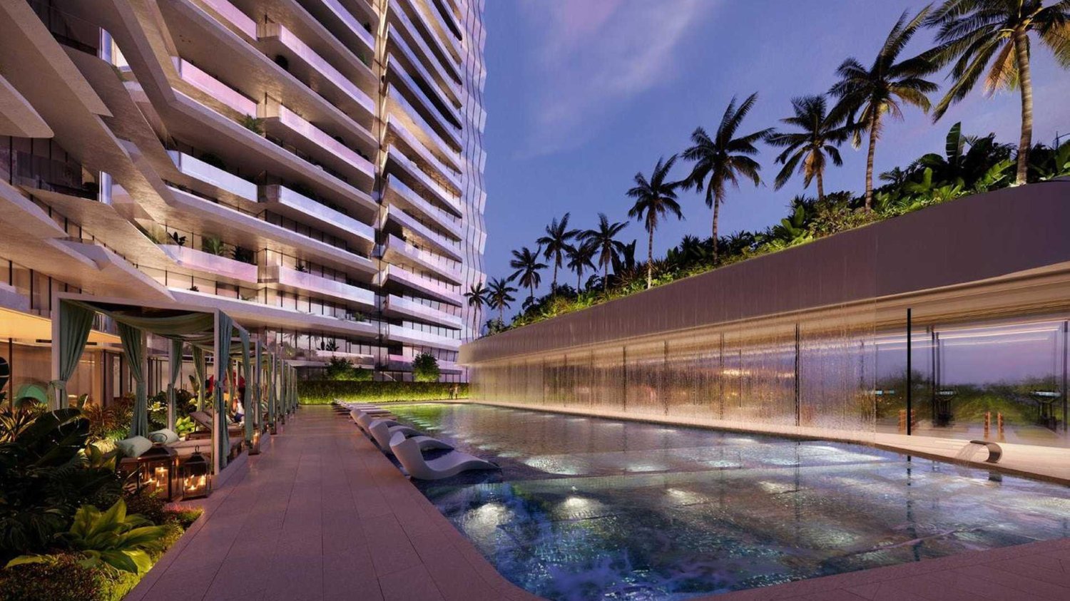 2 Schlafzimmer Wohnung in ELEVE, Downtown Jebel Ali, UAE, Nr. 62394