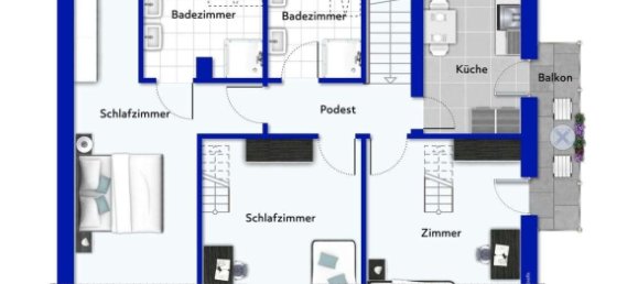 Adosado de 3 dormitorios en Regensburg, Germany No. 182732 33