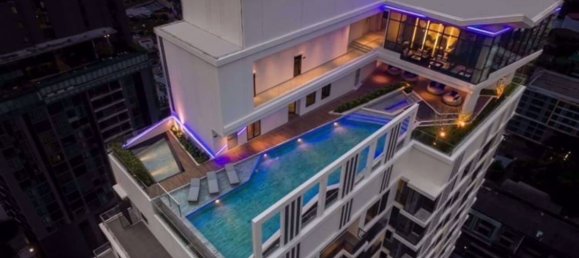 Кондоминиум  с 1 спальней в Ваттхана, Таиланд № 4388 12