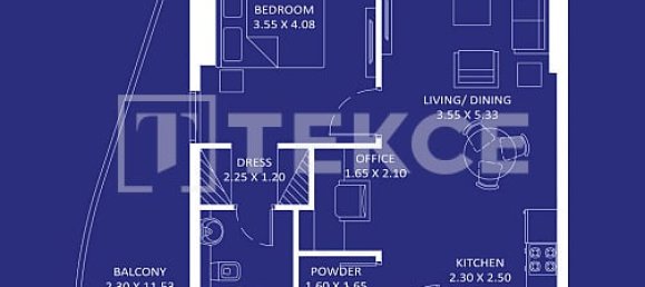 Квартира с 1 спальней в Дубай, ОАЭ № 65693 18