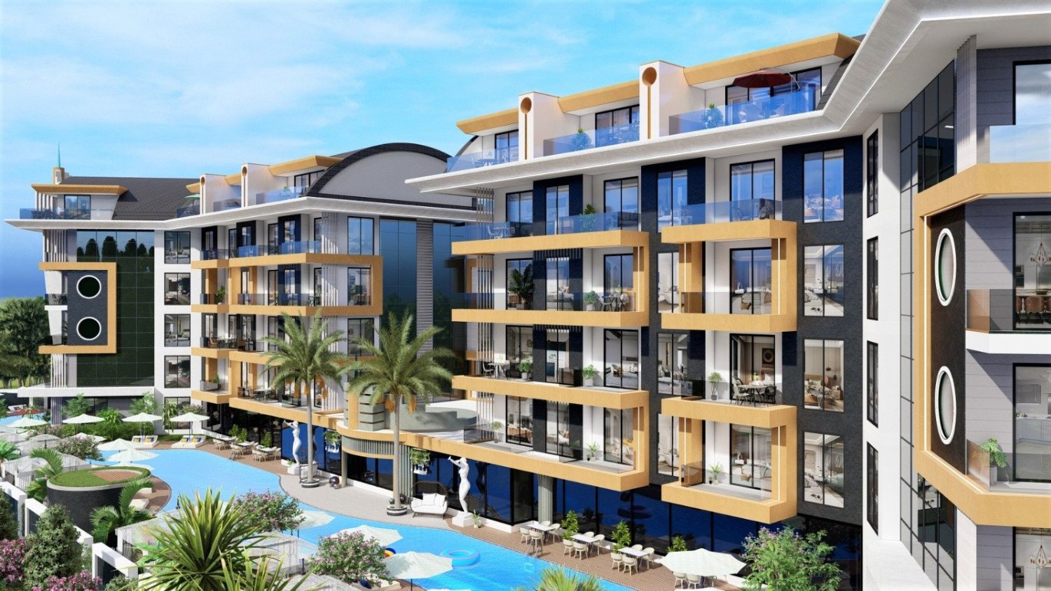 Appartement 2+1 à Alanya, Turkey No. 24973