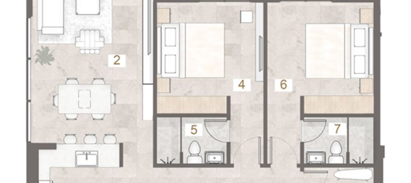 1 غرف نوم شقة في Al Furjan, UAE رقم 121463 8