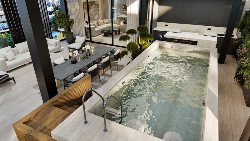 Ático de 3 dormitorios en Germasogeia, Cyprus No. 7958