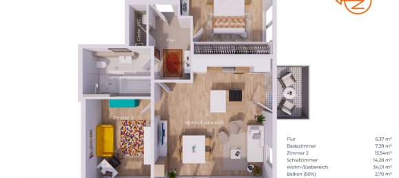 Apartamento de 2 dormitorios en Stuttgart, Germany No. 271548 14