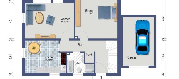 Таунхаус с 4 спальнями в Регенсбург, Германия № 321180 3