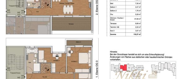 Ático de 3 dormitorios en Munich, Germany No. 319322 13