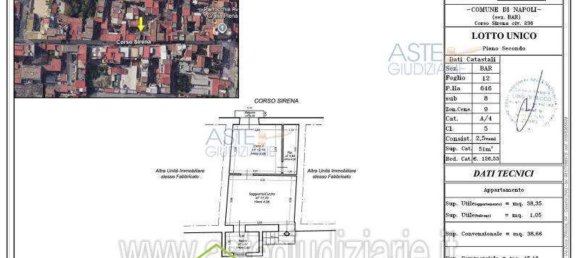 3 rooms Apartment in Naples, Italy No. 10942 66