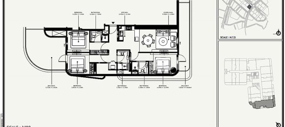 2 غرف نوم شقة في دائرة قرية جميرا, UAE رقم 120092 15