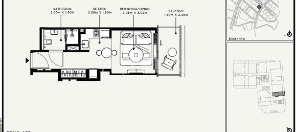 2 غرف نوم شقة في دائرة قرية جميرا, UAE رقم 120092 12